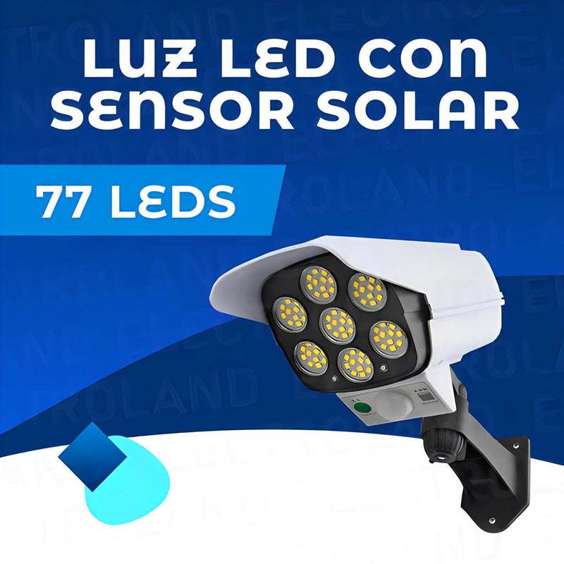 LAMPARA SOLAR EN FORMA DE CÁMARA SENSOR